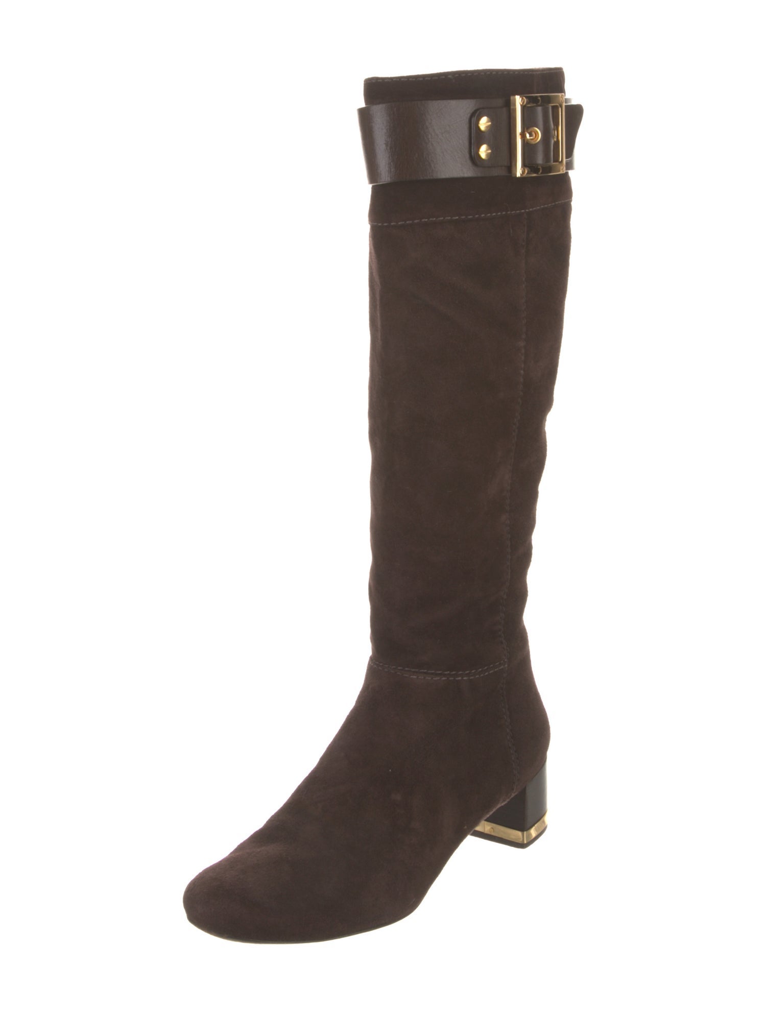 Tory Burch Suede Riding Boots