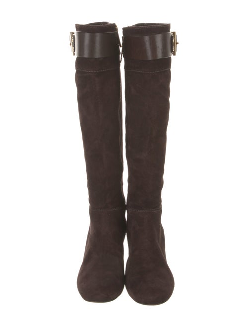 Tory Burch Suede Riding Boots