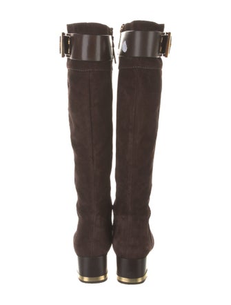 Tory Burch Suede Riding Boots