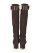 Tory Burch Suede Riding Boots
