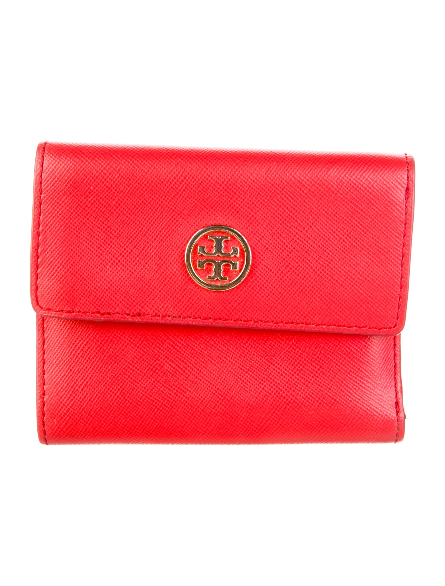 Tory Burch Saffiano Leather Compact Wallet