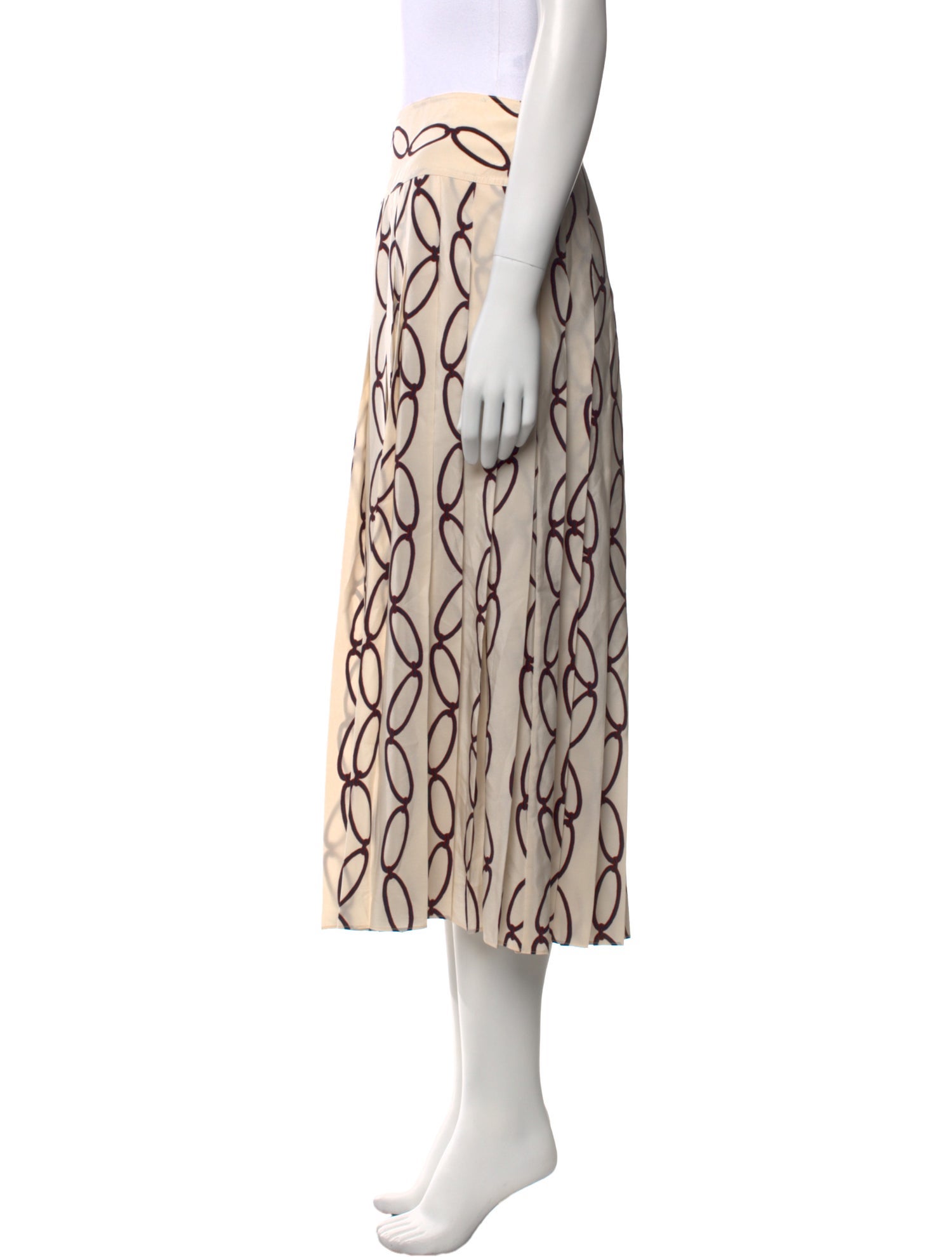 Tory Burch Printed Midi Length Skirt