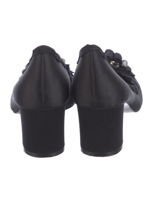 Tory Burch Satin Crystal Embellishments Pumps