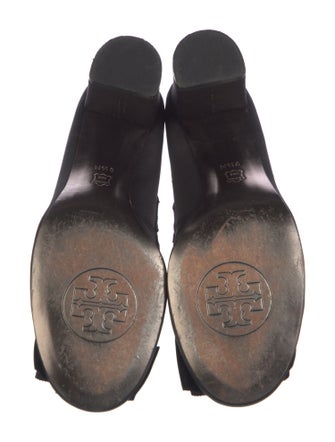Tory Burch Satin Crystal Embellishments Pumps