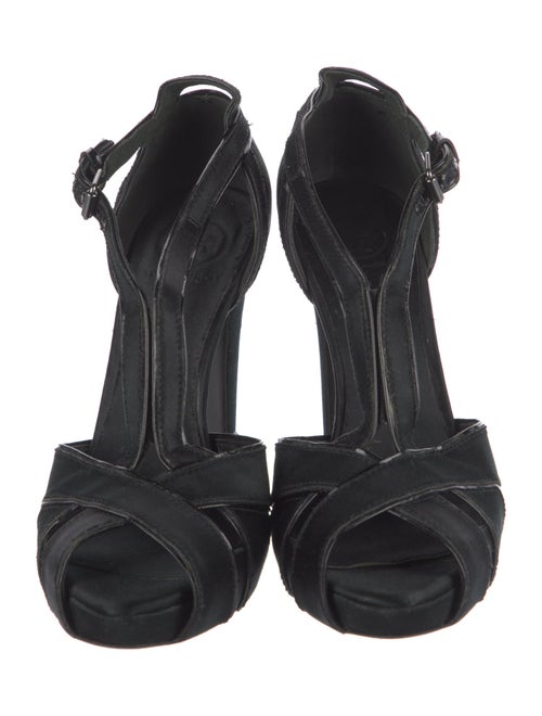 Tory Burch Satin T-Strap Pumps