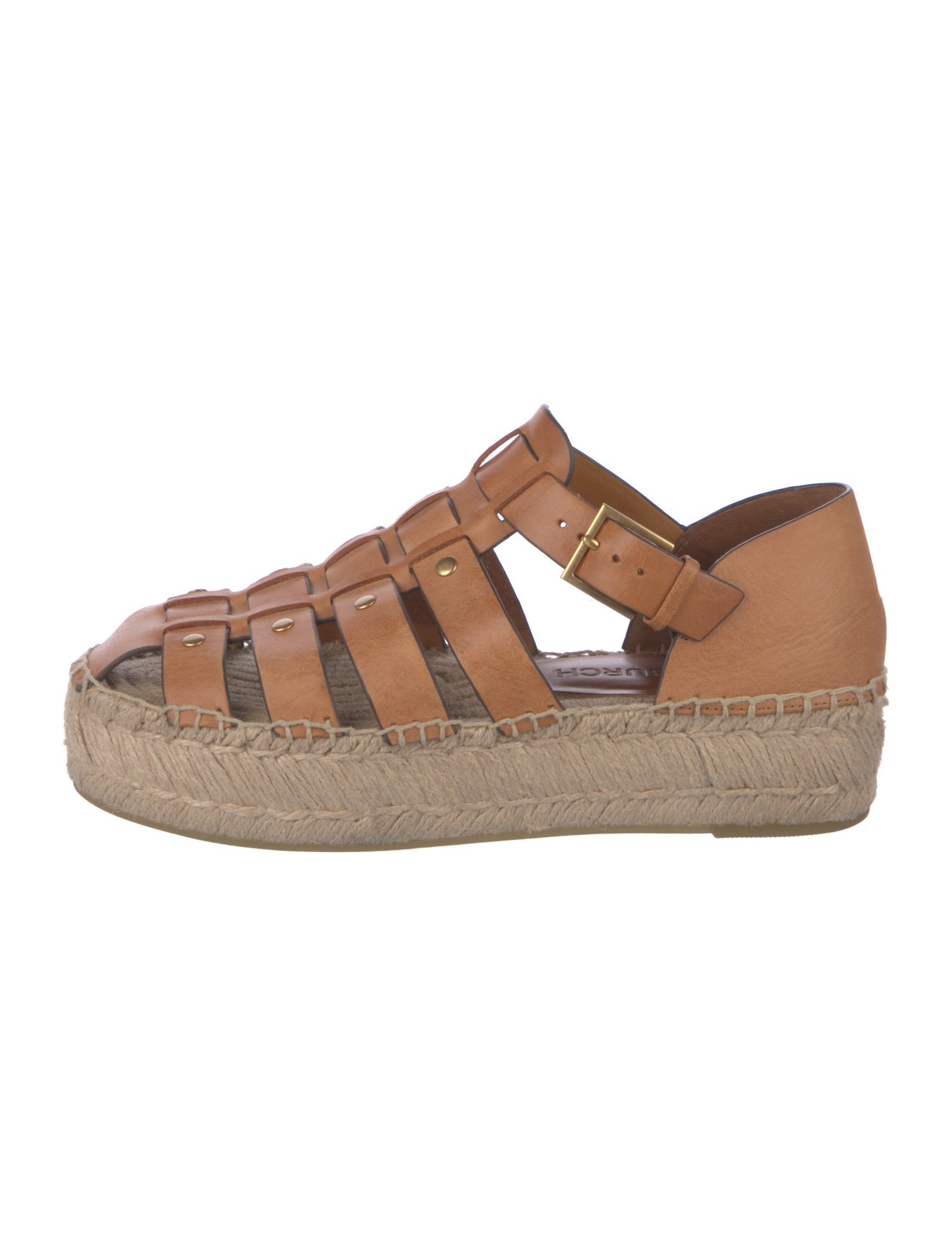 Tory Burch Leather Espadrilles