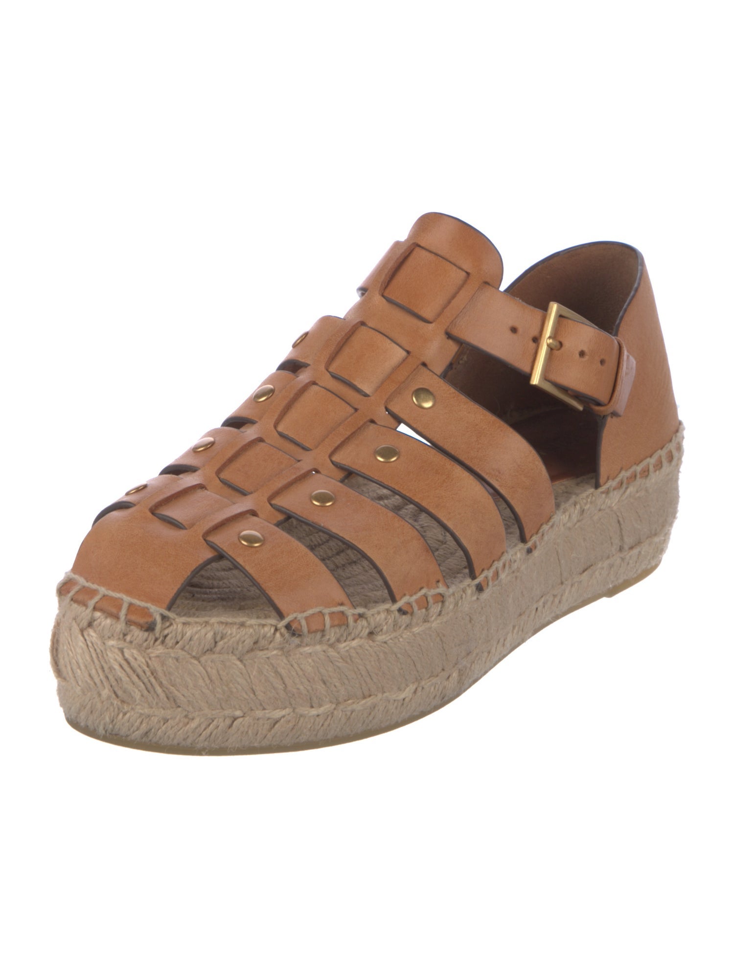 Tory Burch Leather Espadrilles