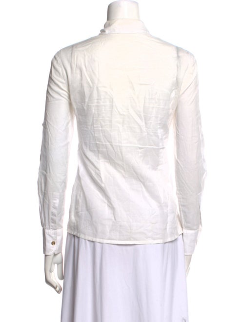 Tory Burch Long Sleeve Button-Up Top