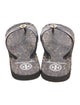 Tory Burch Rubber Animal Print Flip Flops