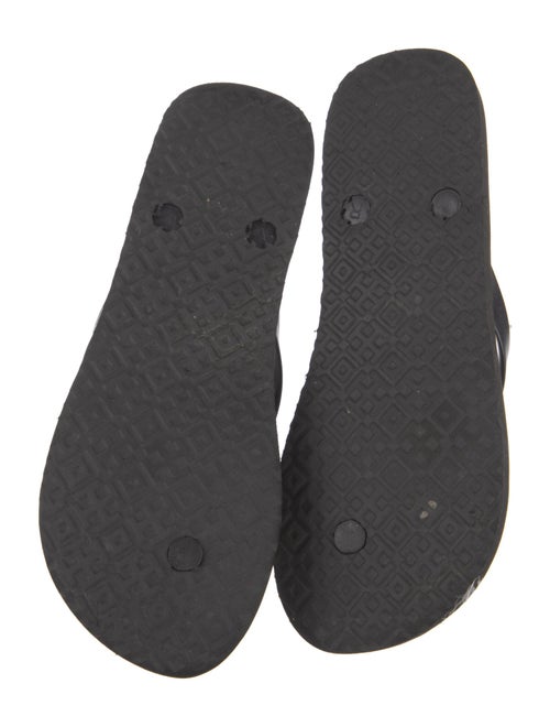 Tory Burch Rubber Animal Print Flip Flops