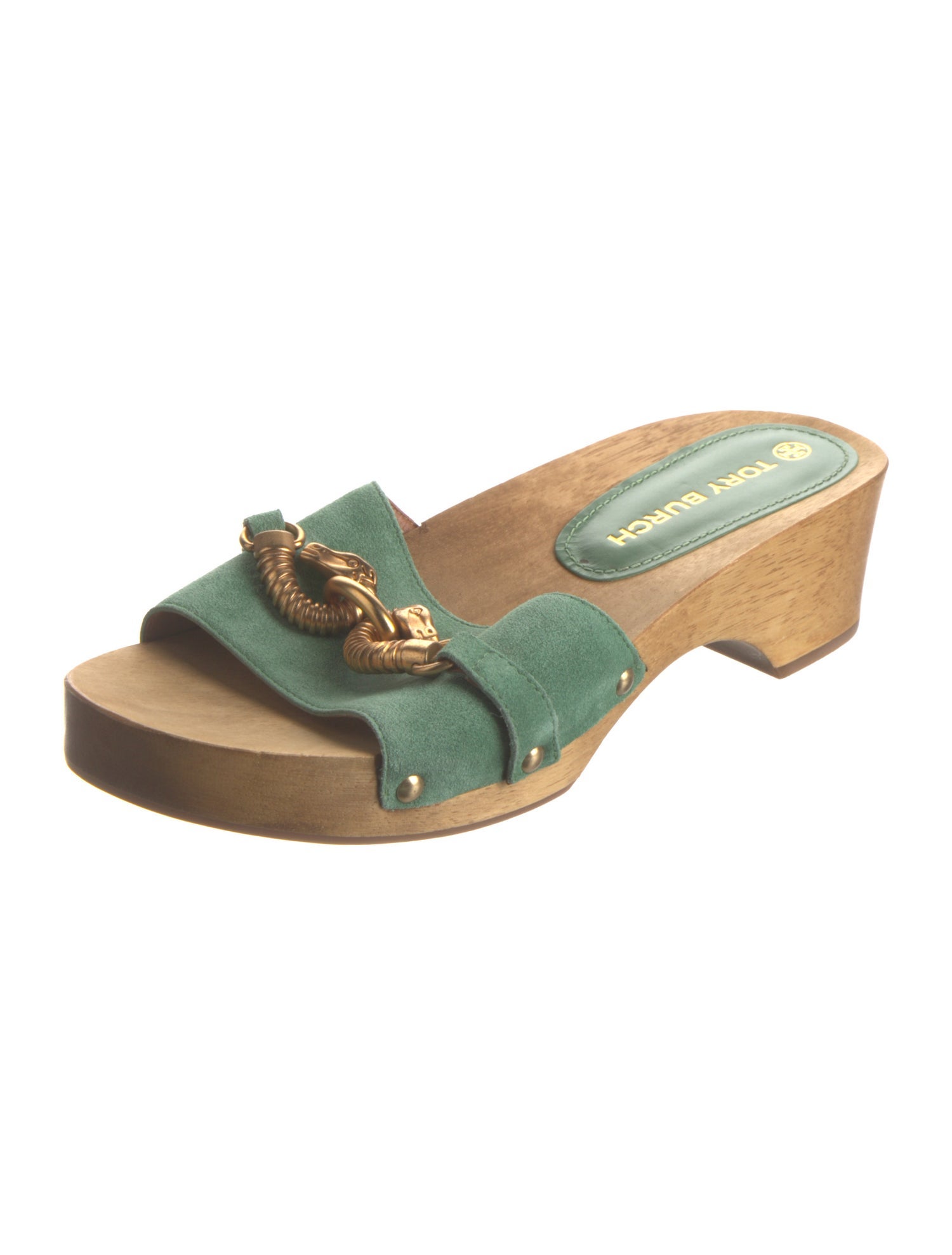 Tory Burch Suede Slides
