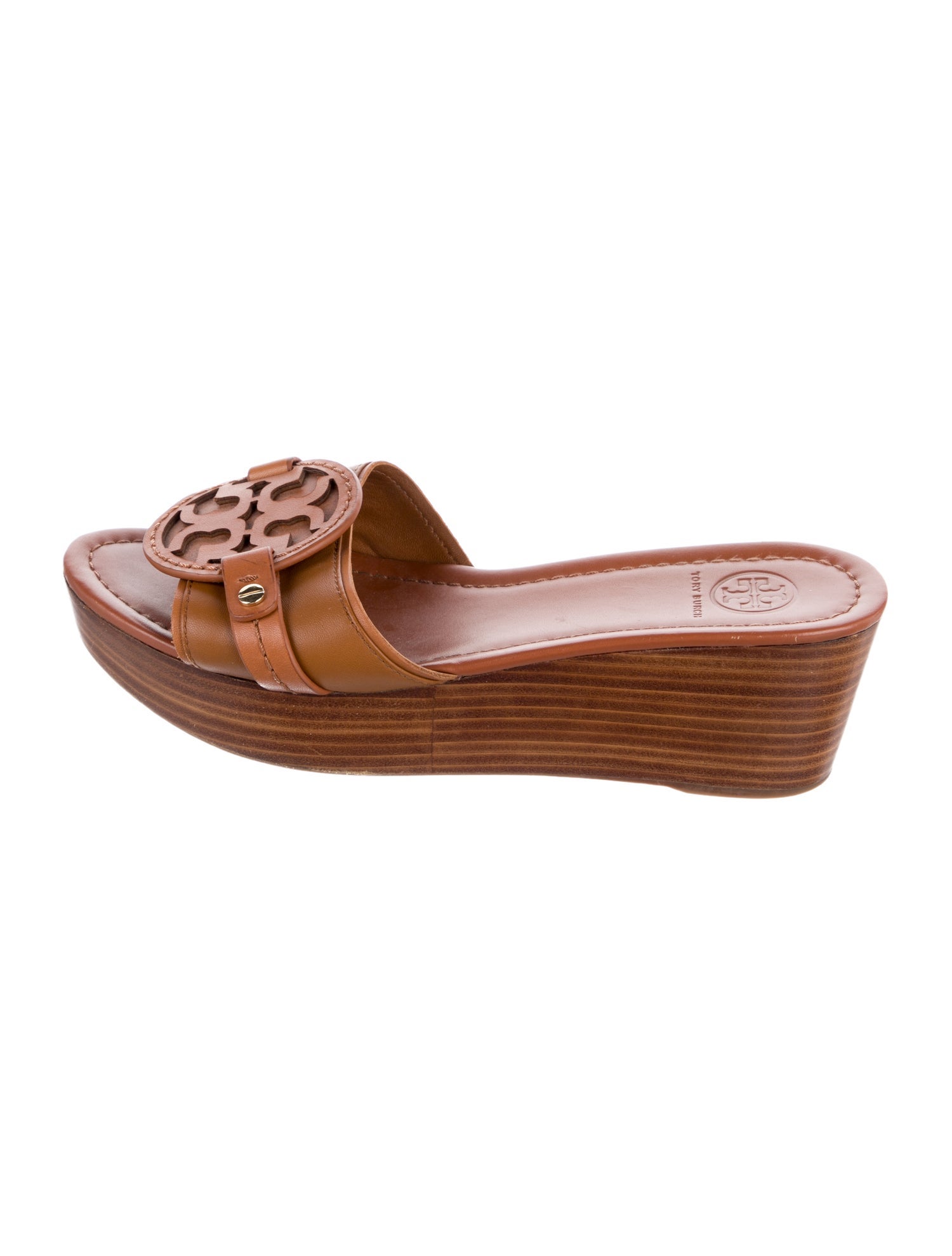 Tory Burch Leather Slides