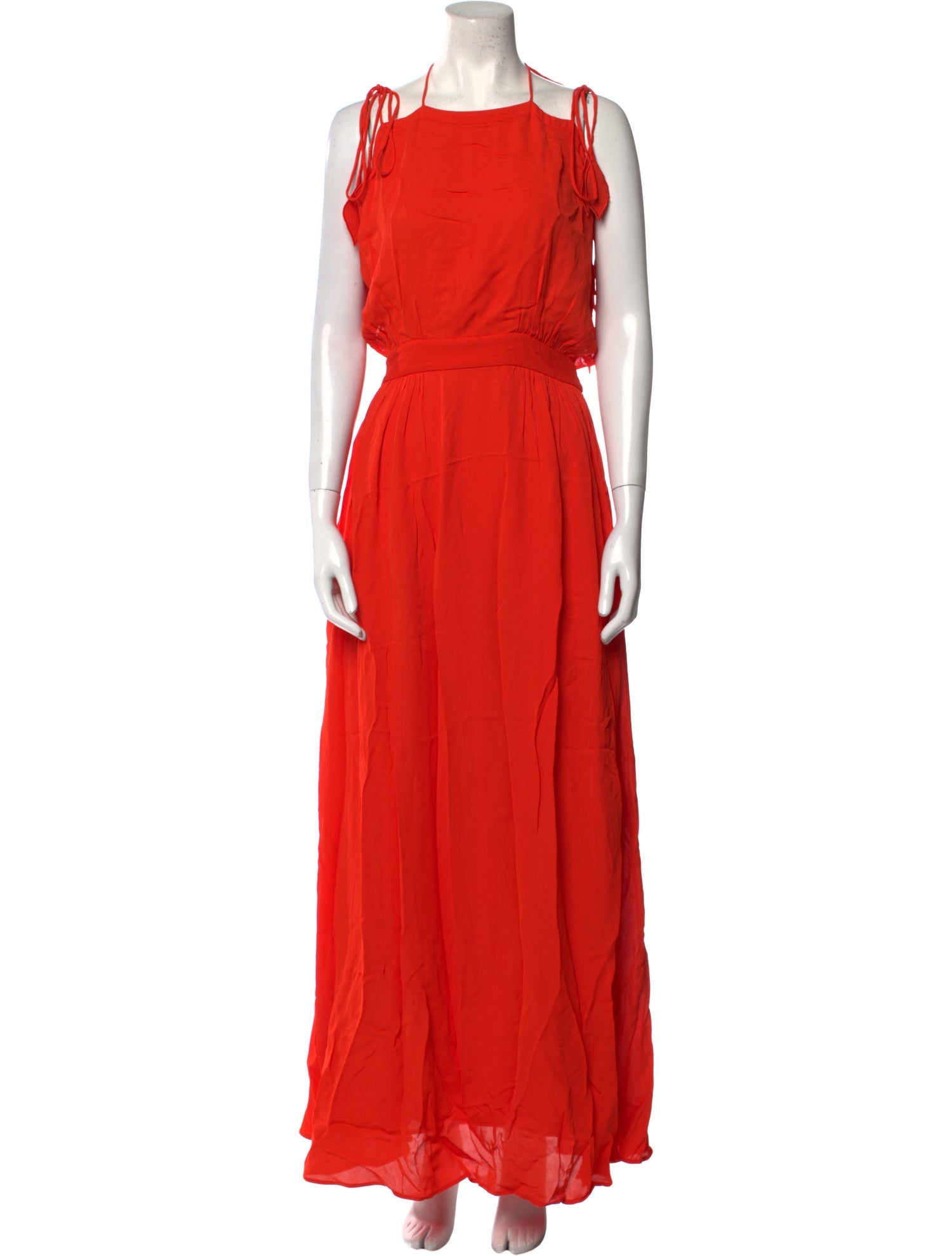 Tory Burch Square Neckline Long Dress