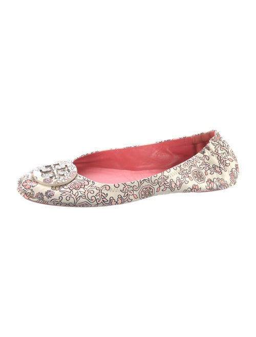 Tory Burch Leather Printed Ballet Flats