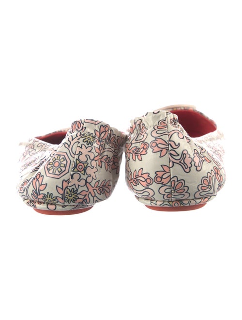 Tory Burch Leather Printed Ballet Flats
