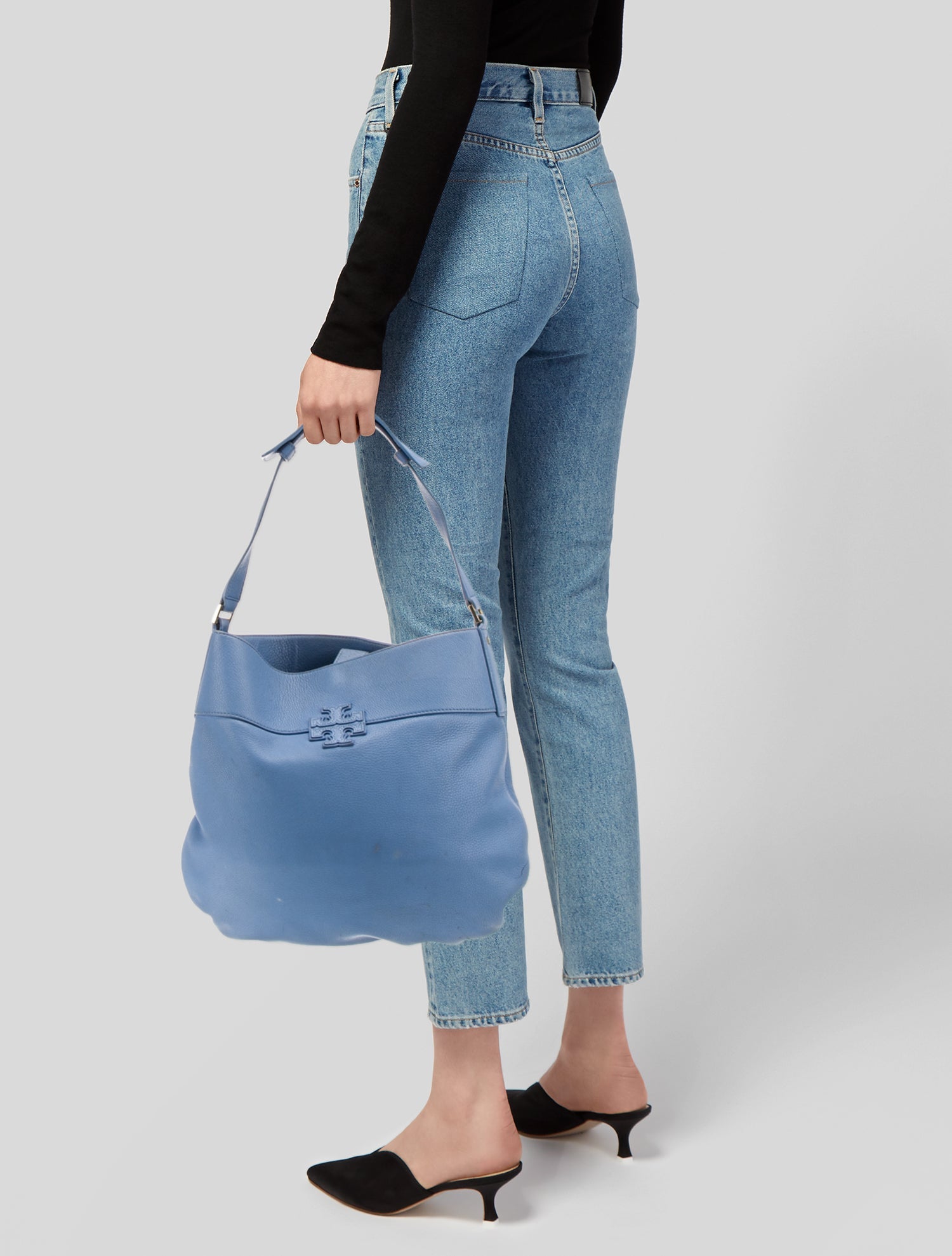 Tory Burch Leather Messenger Bag