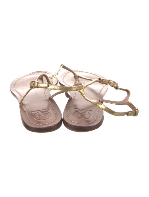 Tory Burch Leather T-Strap Sandals