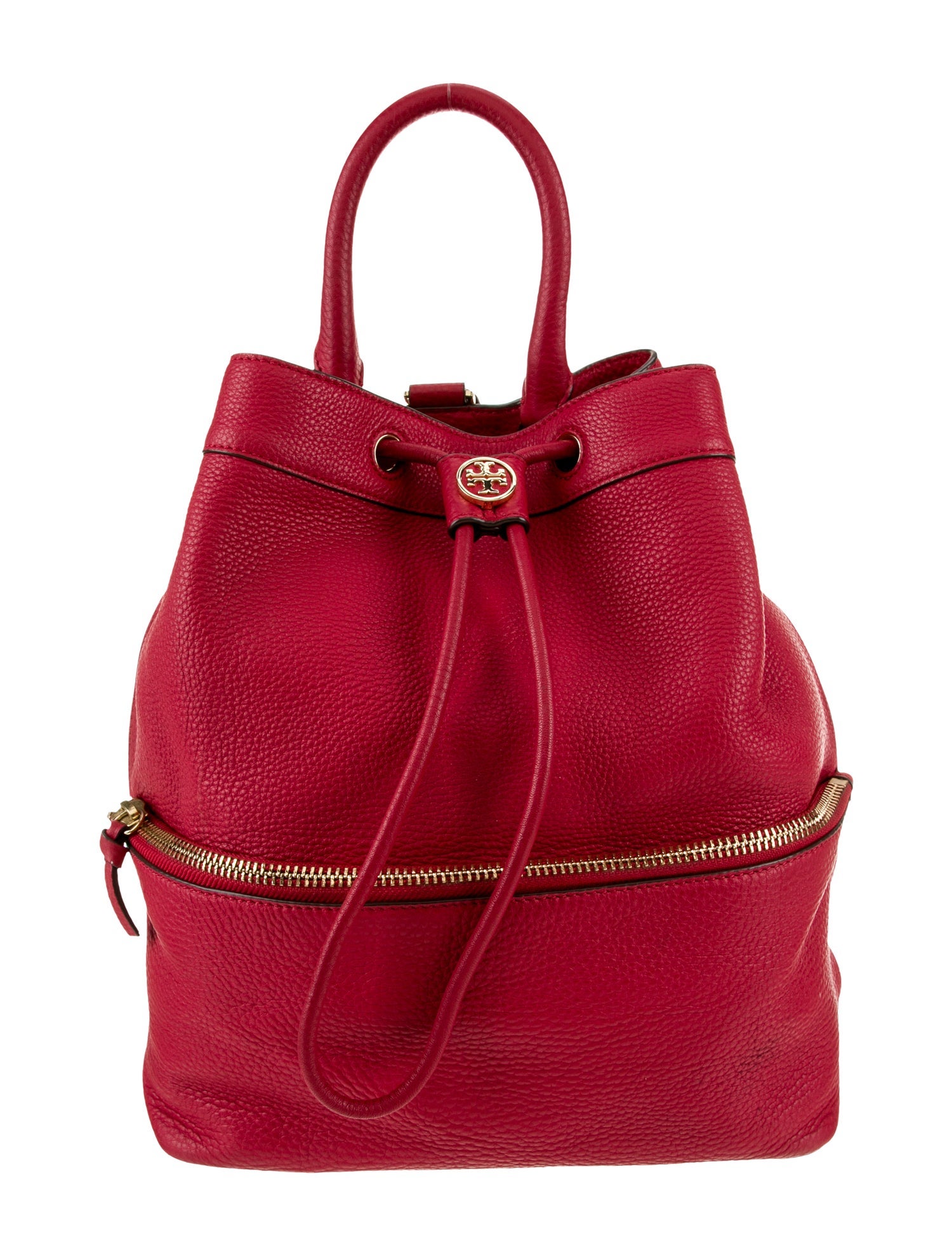 Tory Burch Leather Bucket Bag