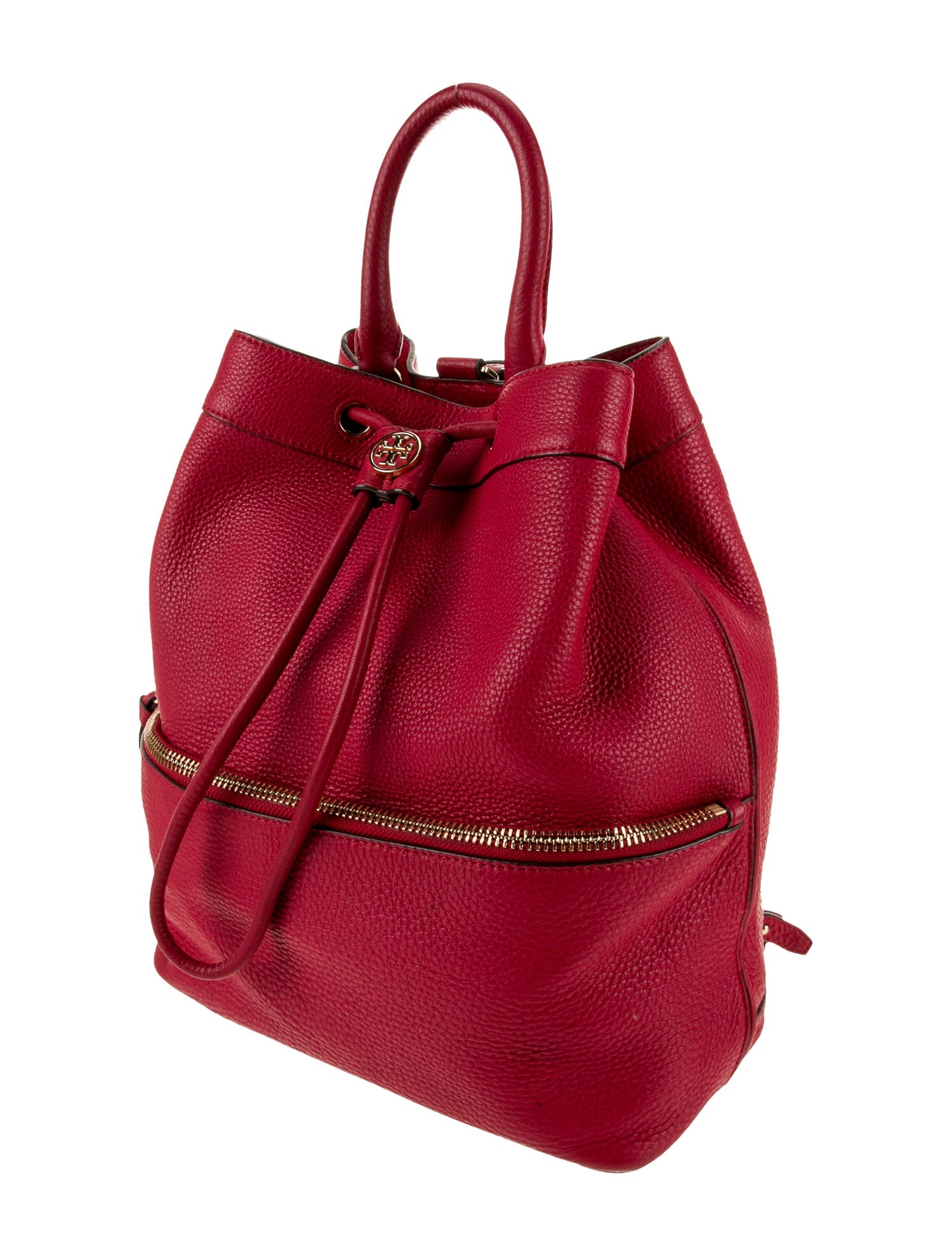Tory Burch Leather Bucket Bag