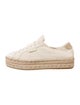 Tory Burch Canvas Tweed Pattern Espadrille Sneakers