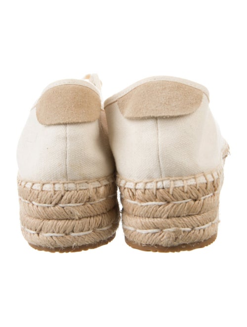 Tory Burch Canvas Tweed Pattern Espadrille Sneakers