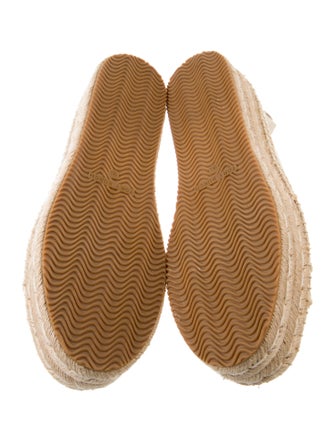 Tory Burch Canvas Tweed Pattern Espadrille Sneakers