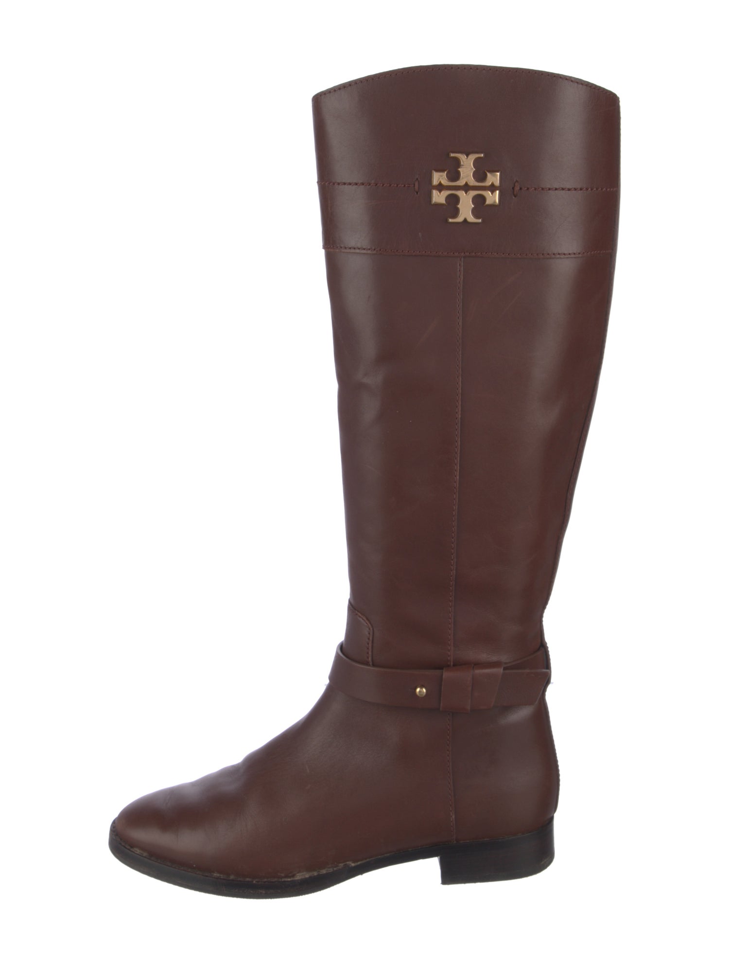 Tory Burch Leather Riding Boots