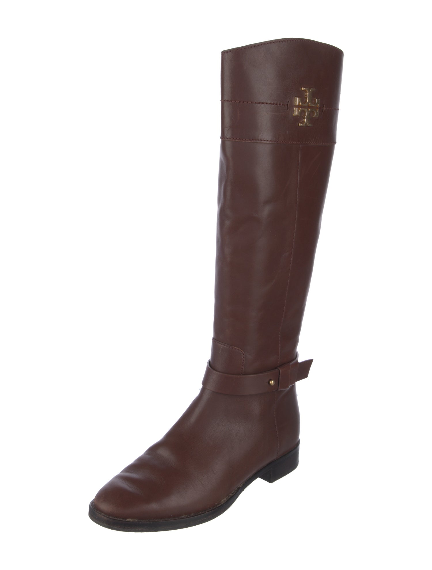 Tory Burch Leather Riding Boots