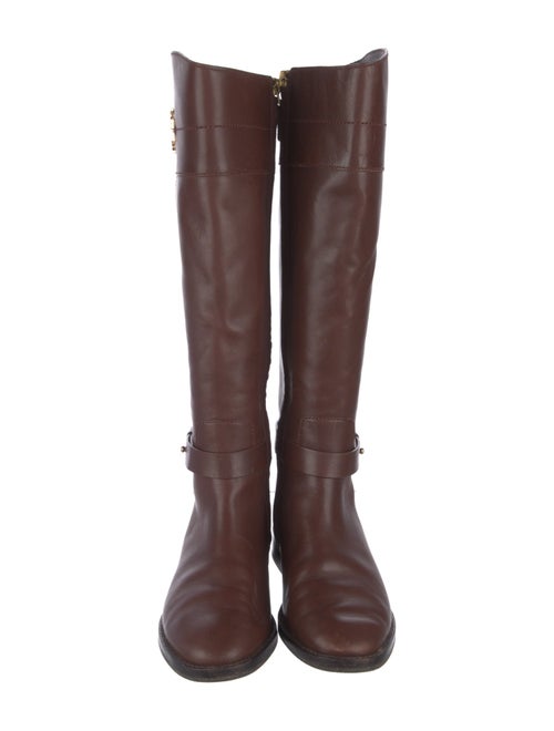 Tory Burch Leather Riding Boots
