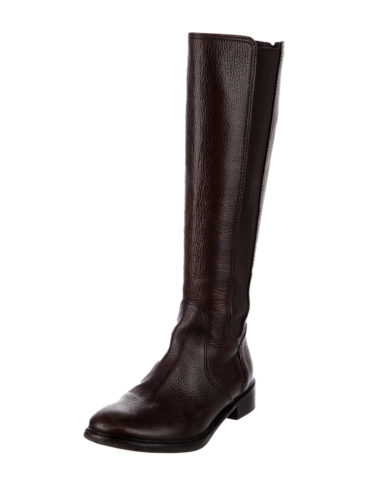 Tory Burch Leather Riding Boots