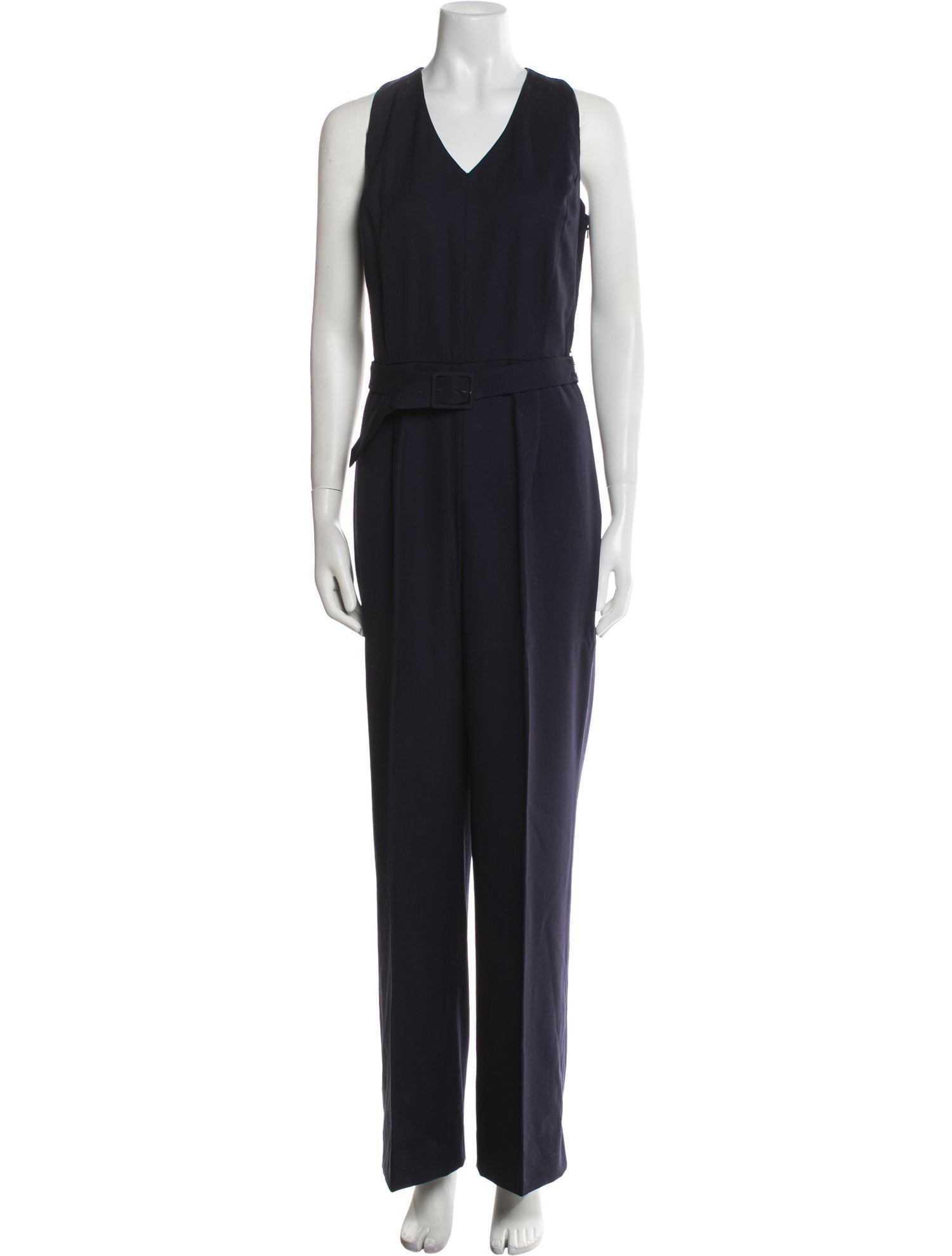 Tory Burch Wool V-Neck Jumpsuit