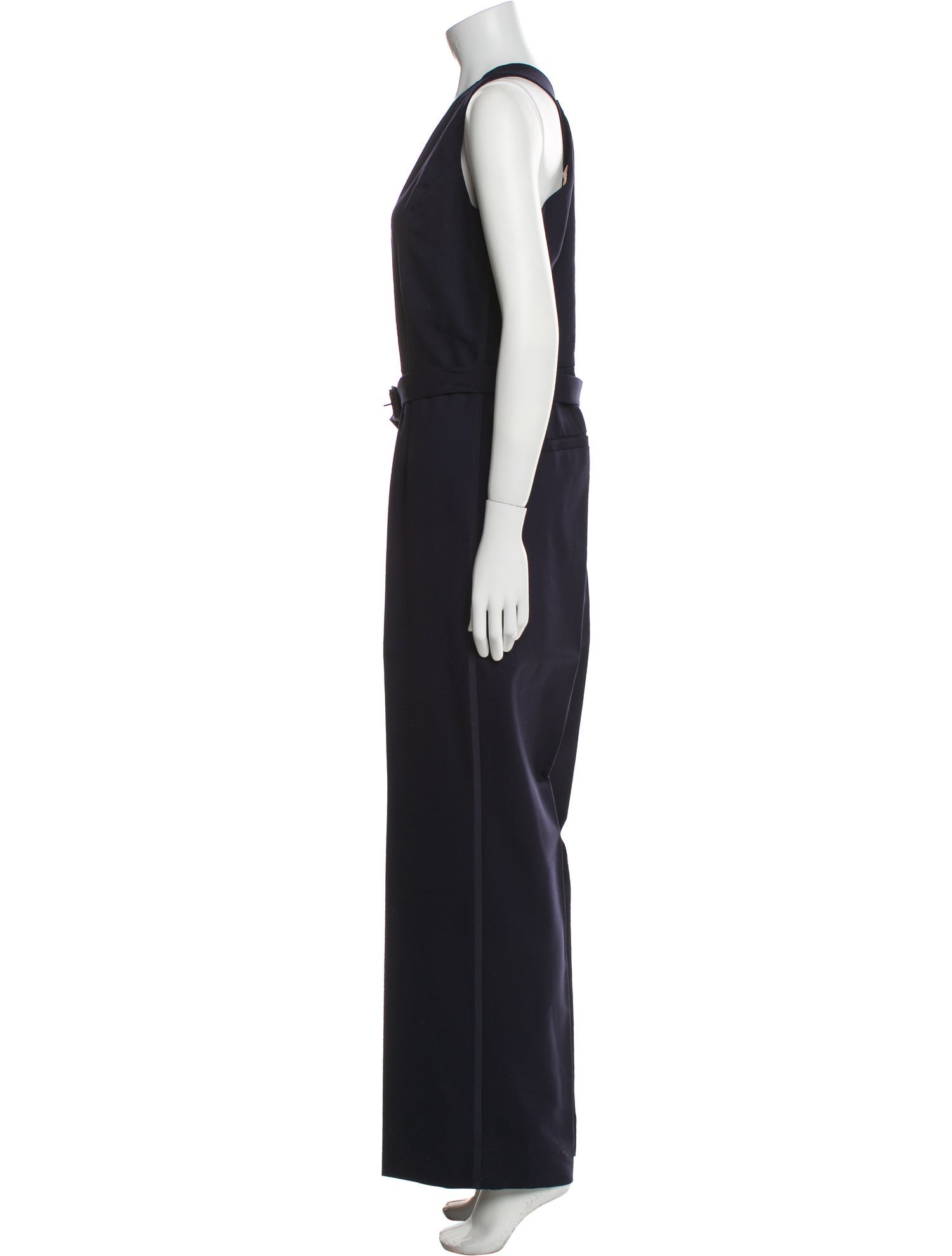 Tory Burch Wool V-Neck Jumpsuit