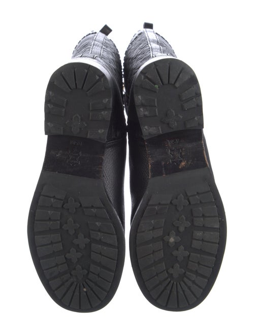 Tory Burch Leather Whipstitch Trim Riding Boots