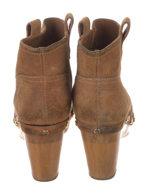 Tory Burch Suede Studded Accents Boots