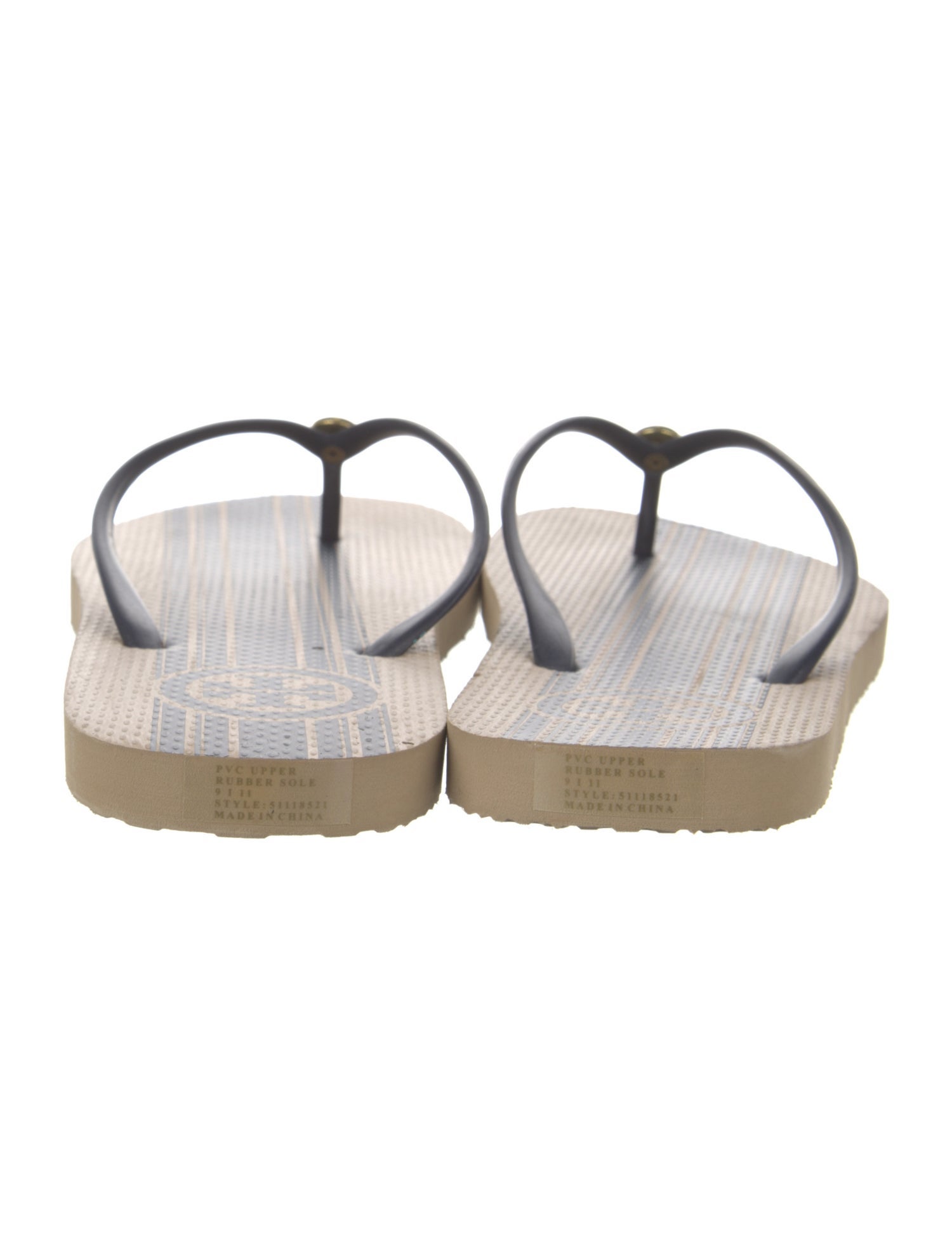 Tory Burch Rubber Printed Flip Flops