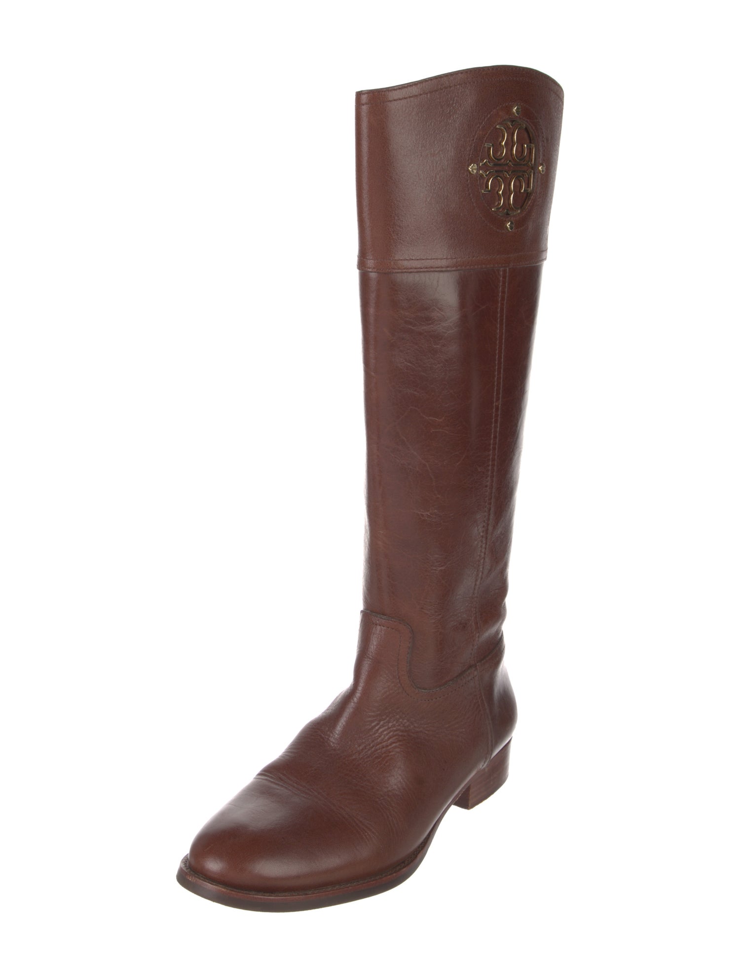 Tory Burch Leather Riding Boots