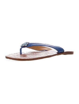 Tory Burch Leather Flip Flops