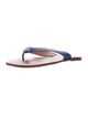 Tory Burch Leather Flip Flops