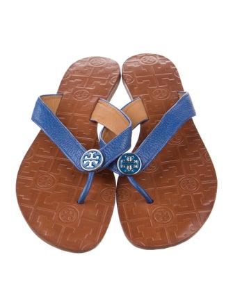 Tory Burch Leather Flip Flops