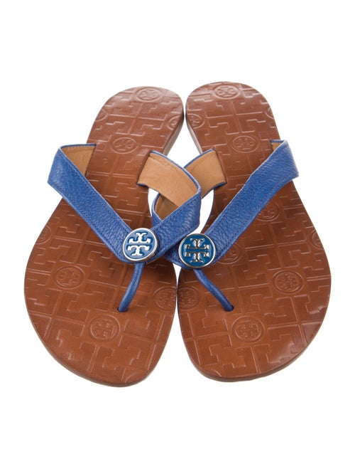 Tory Burch Leather Flip Flops