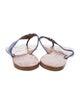 Tory Burch Leather Flip Flops