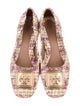 Tory Burch Tweed Pattern Ballet Flats
