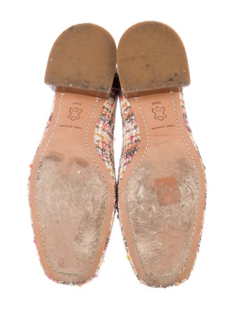 Tory Burch Tweed Pattern Ballet Flats