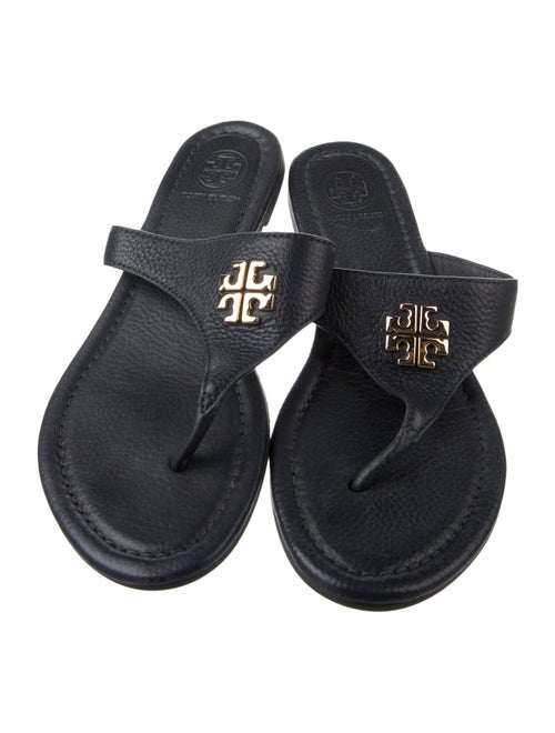 Tory Burch Leather Slides