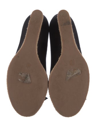 Tory Burch Canvas Bow Accents Espadrilles