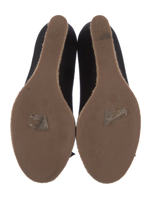 Tory Burch Canvas Bow Accents Espadrilles