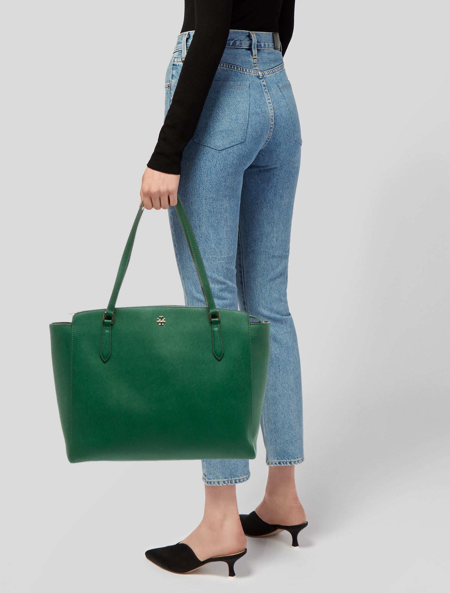 Tory Burch Saffiano Leather Tote