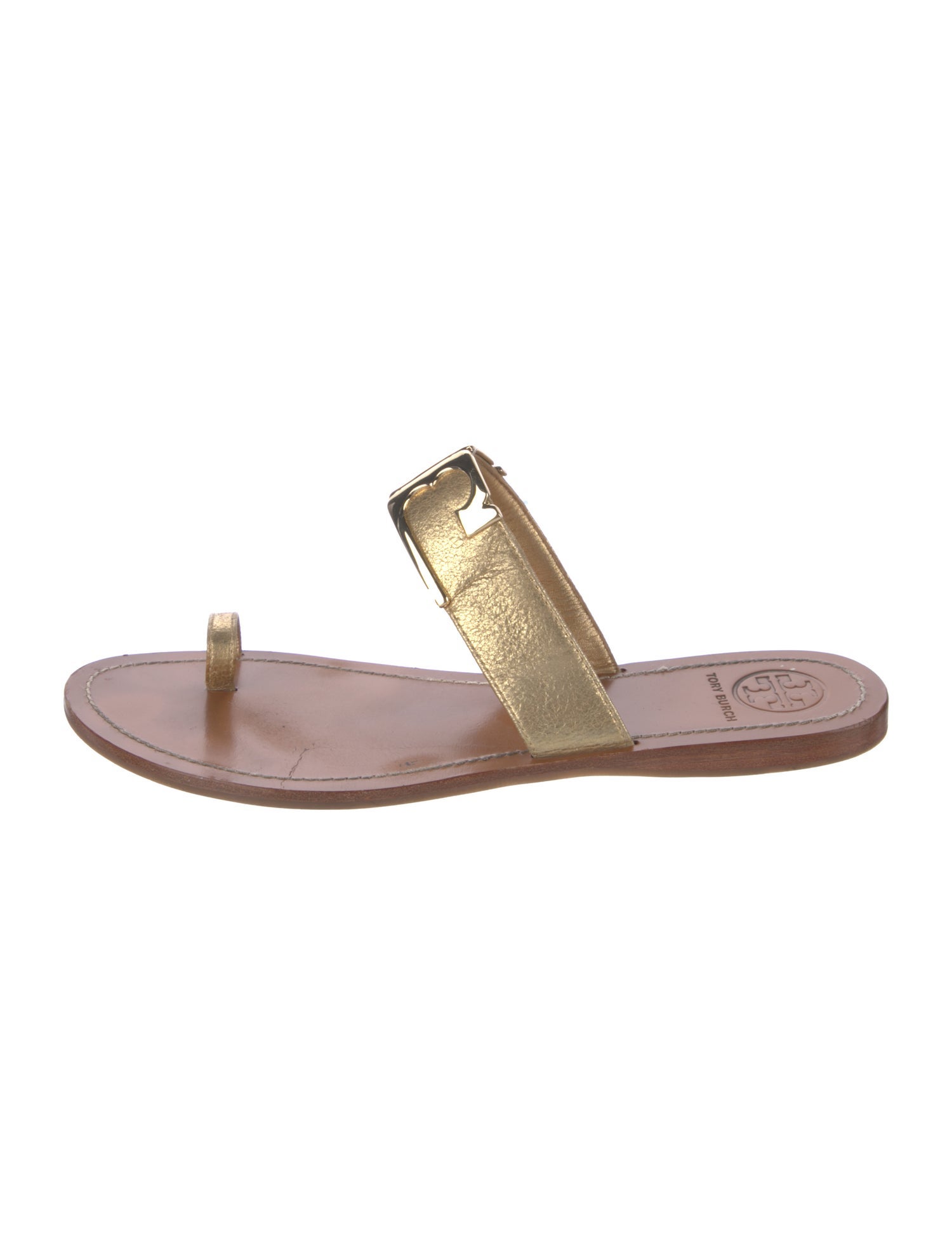 Tory Burch Leather Slides