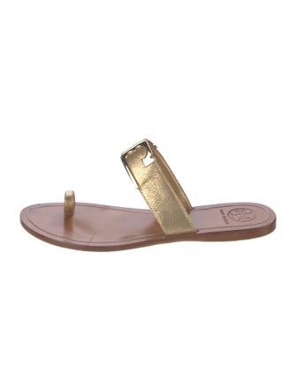 Tory Burch Leather Slides