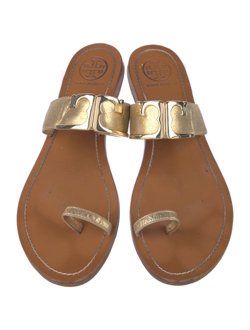Tory Burch Leather Slides